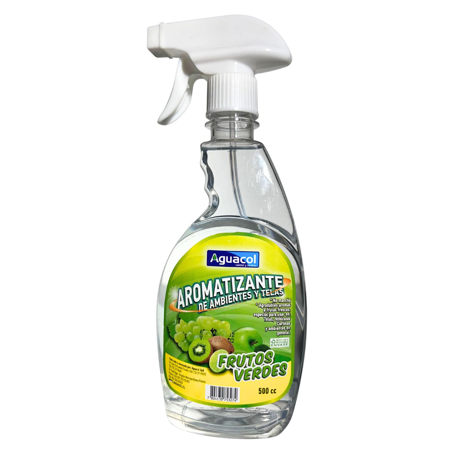 Aromatizante Aguacol Frutos Verdes 500cc (6 Unidades)