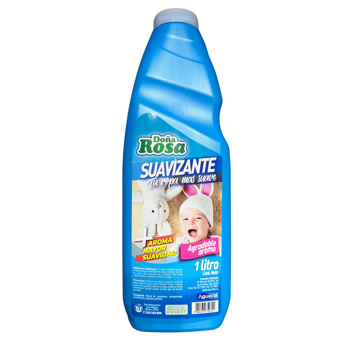 Suavizante para Ropa Aguacol 1Lt (6 unidades)