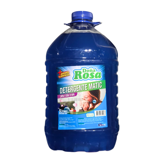 Detergente Liquido Doña Rosa 5lts Azul