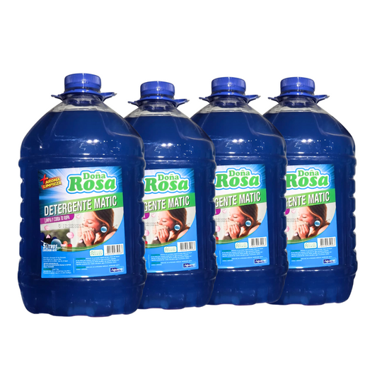 Detergente Liquido Doña Rosa 5lts Azul (4 unidades)