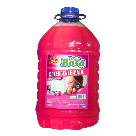 Detergente Liquido Doña Rosa 5lts Rosado