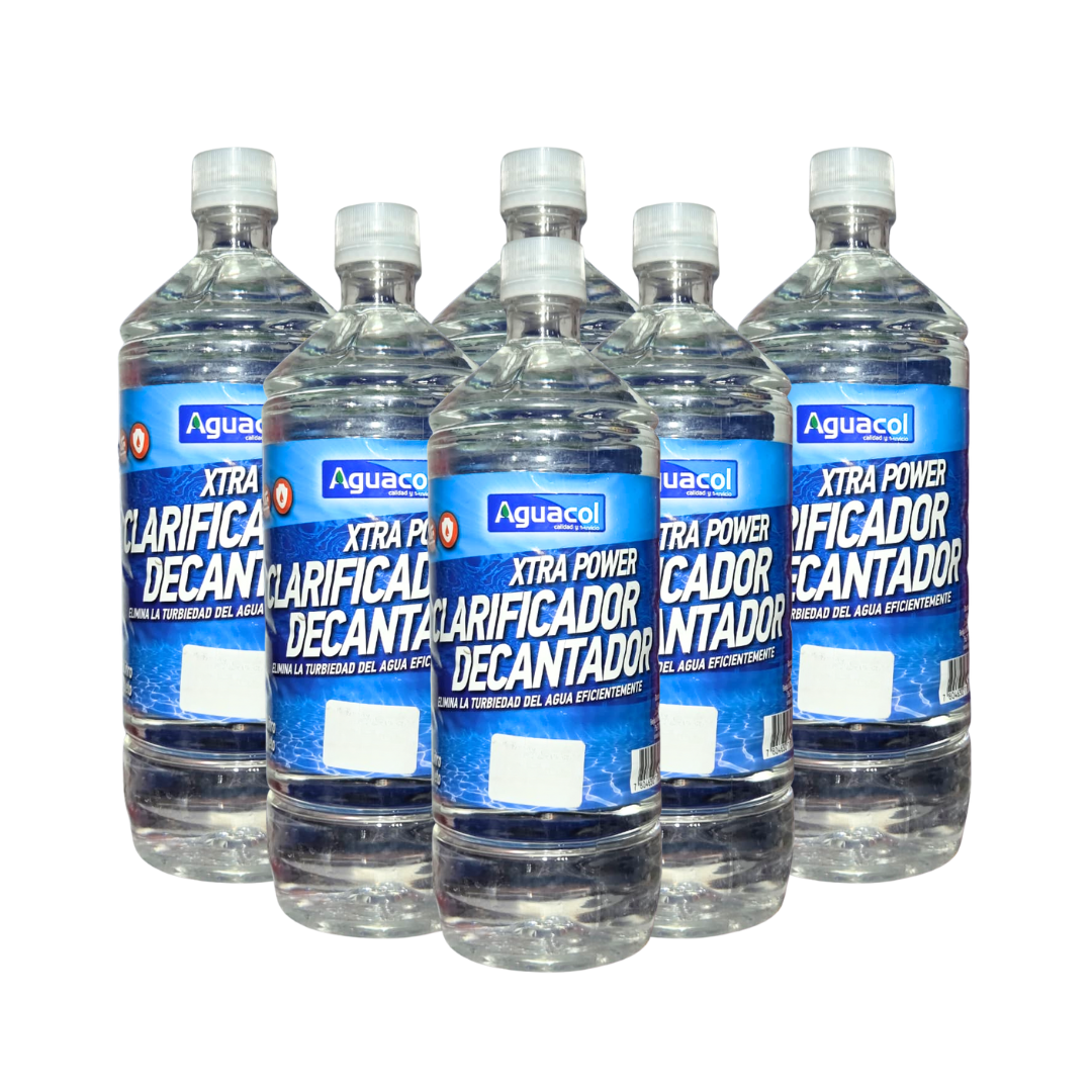 Clarificador Decantador Xtra Power Aguacol 1t (6 Unidades)