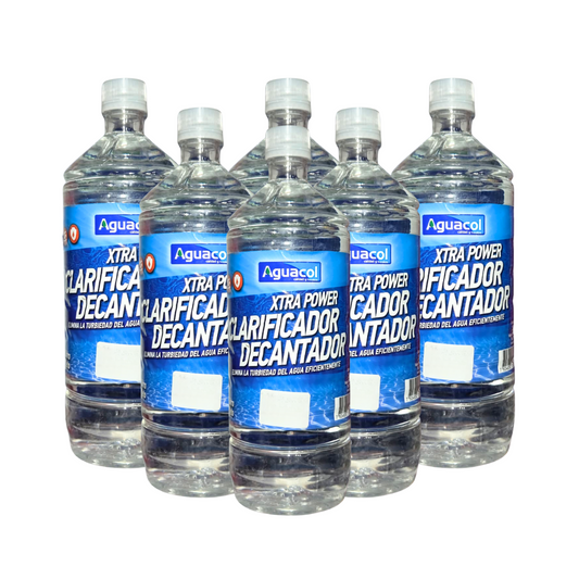 Clarificador Decantador Xtra Power Aguacol 1t (6 Unidades)