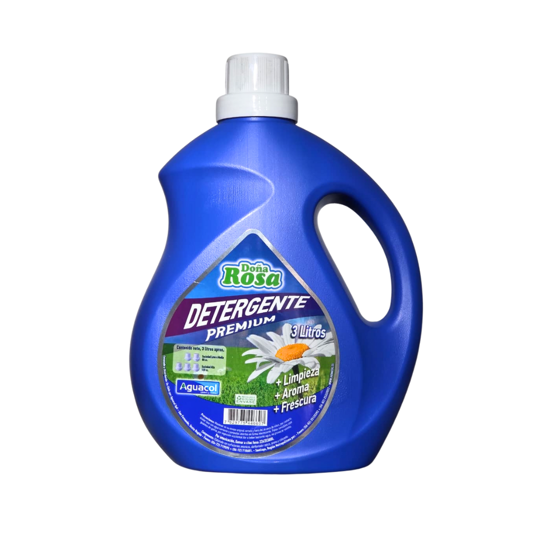 Detergente Premium Aguacol 3Lts (10 Unidades)