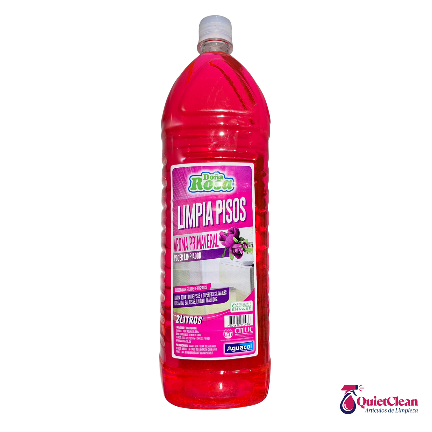 Limpiapisos Aguacol Primavera 2Lts (6 Unidades)