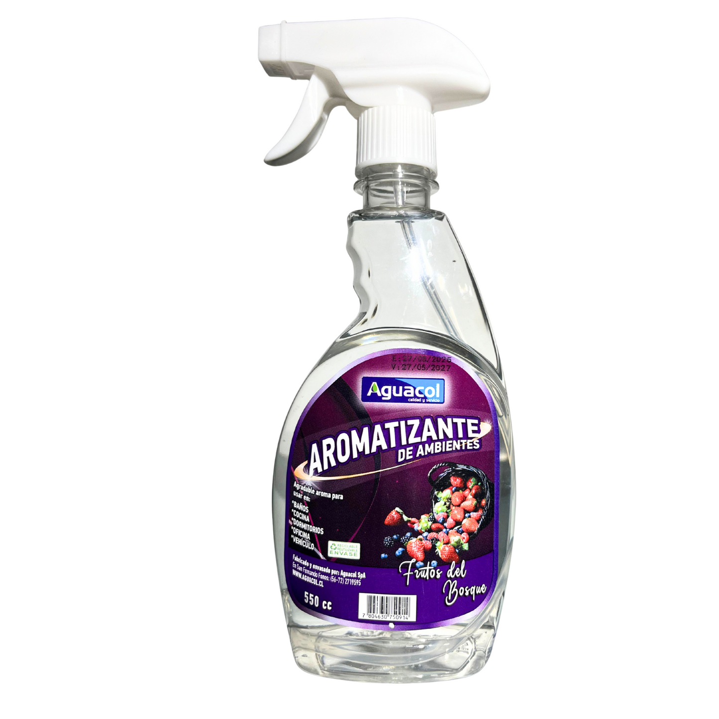 Aromatizante Aguacol Frutos del Bosque 500cc (6 Unidades)