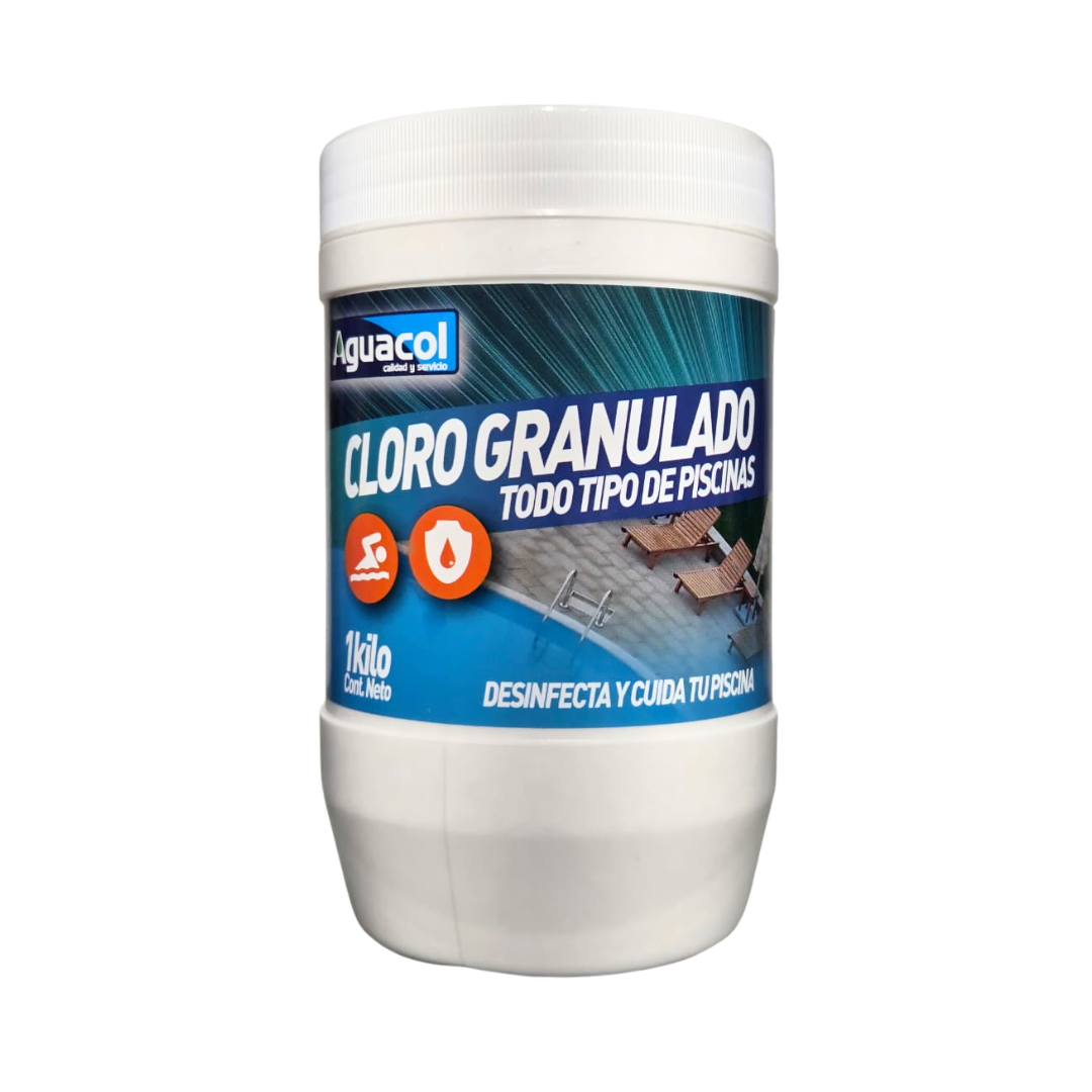 Cloro Granulado Piscina Aguacol 1kg