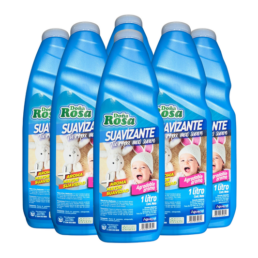 Suavizante para Ropa Aguacol 1Lt (6 unidades)