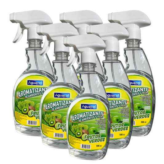 Aromatizante Aguacol Frutos Verdes 500cc (6 Unidades)