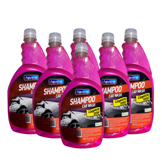 Shampoo para Auto Aguacol 1 Lt (6 unidades)