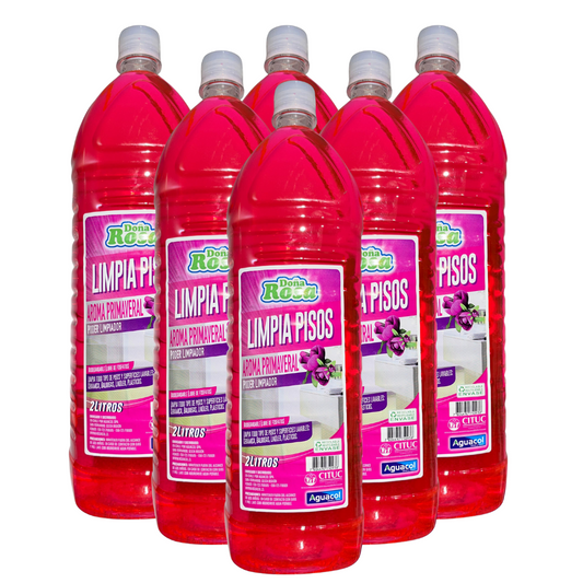 Limpiapisos Aguacol Primavera 2Lts (6 Unidades)